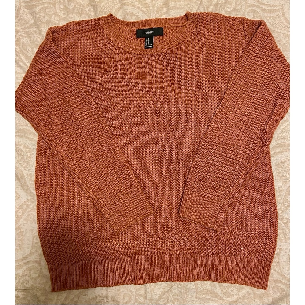Forever 21 Pumpkin Sweater